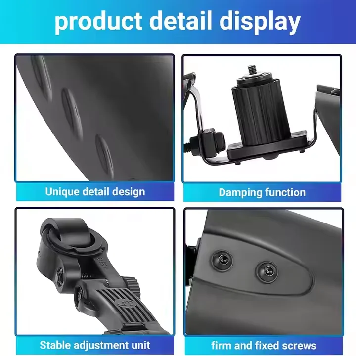 Customized Bicycle Accessories Plastic Mudguards with Rubber Cycling Wings for BMX Mountain Bikes Road Bicycles