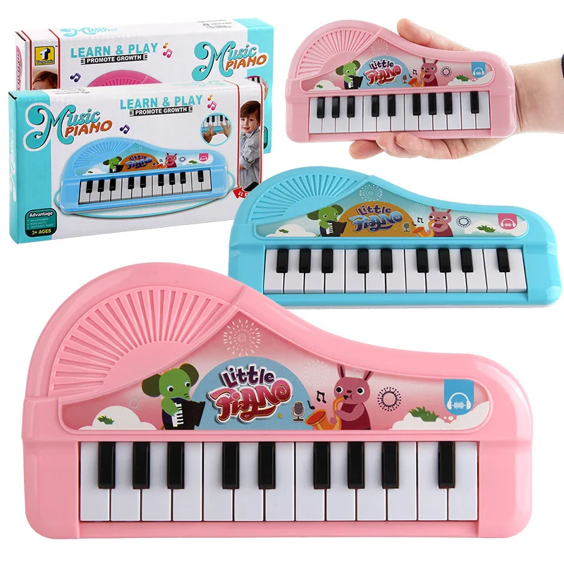 Stuffed Electronic Piano Keyboard Toys 13 Key Early Educational Instrument Organ for Kids Musical Children