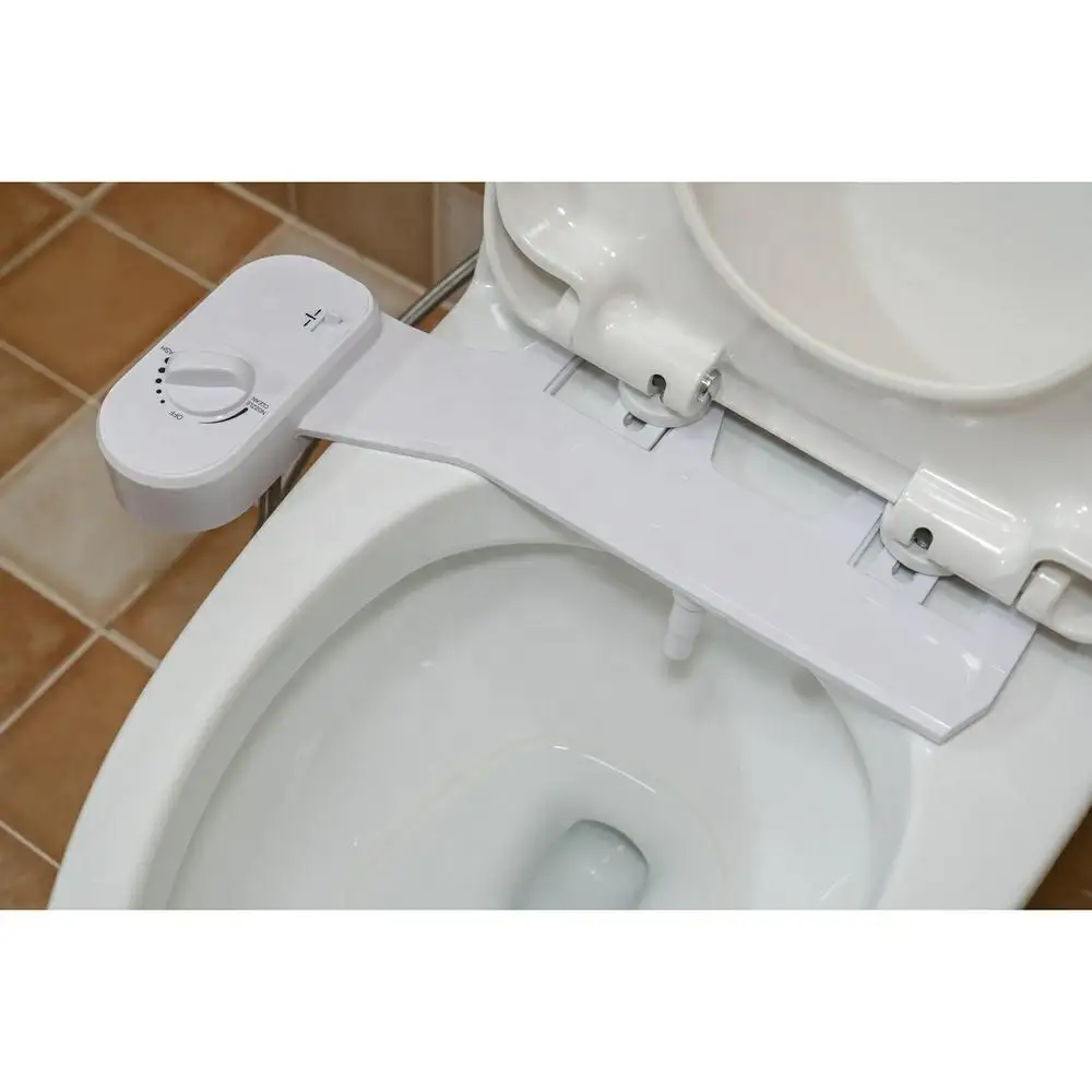High Quality ABS Cold Water Slim Bidet Sprayer With Single Nozzle Retractable Non Electric Bidet Attachment
