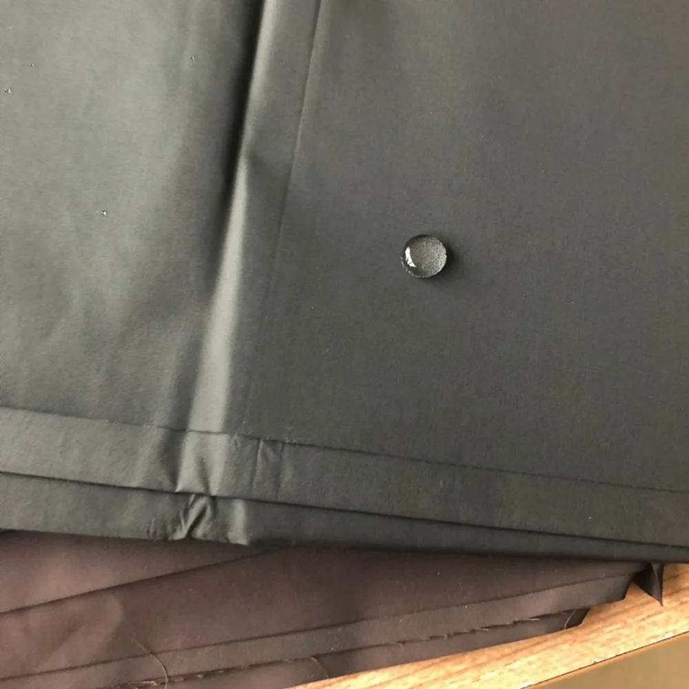 high quality 2/2 twill keep shape fashion style 100% polyester 2 tone memory jacket fabric