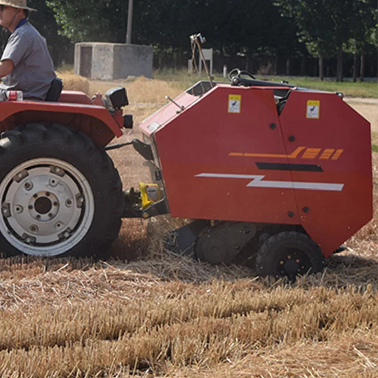 
tractor mounted Corn wheat straw baler mini round hay baler Round Straw Hay Baler 
