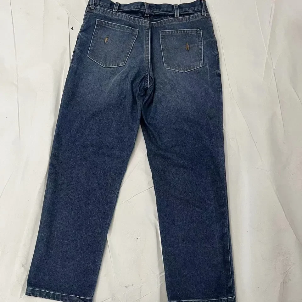 Reflective Jeans Flame Retardant Welding Safety Clothing  Men Work Cloth for Electric Eelding Workshop