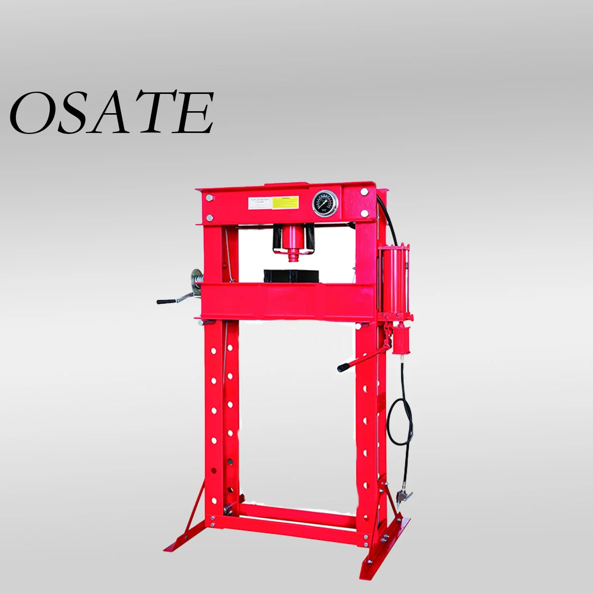 OSATE  CE Certification 50-Ton Pneumatic Shop Press with Gauge and Winch for Garage Equipment
