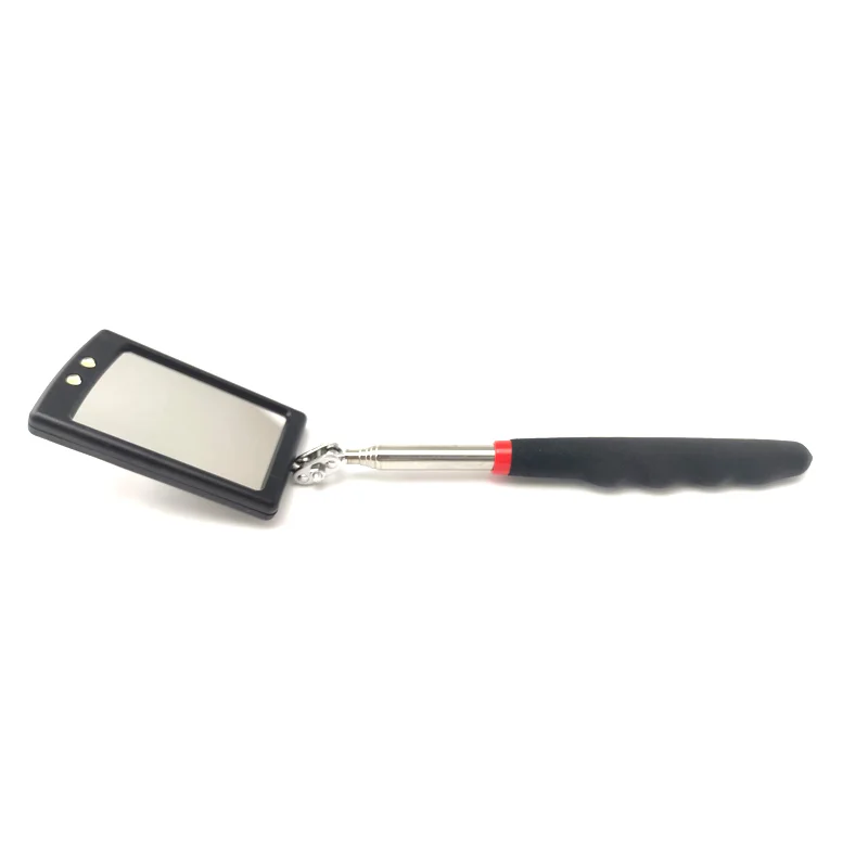 Stainless Steel Telescoping Magnetic Pick up Tool Set with Led Under Car Inspection Mirror with Led Lights