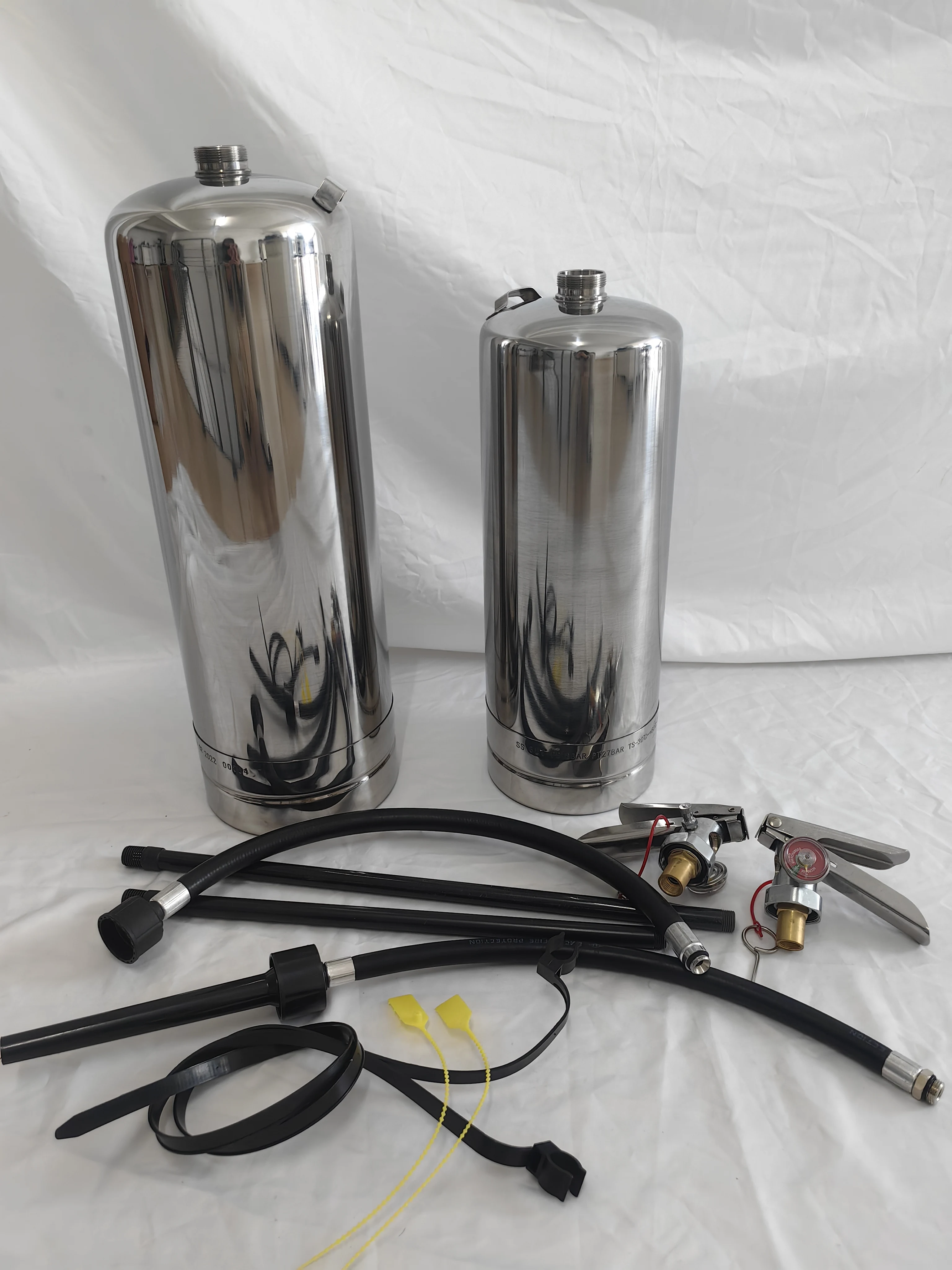 Stainless steel SUS 304 extinguisher cylinder fire fighting extinguisher body tube extinguisher cylinders