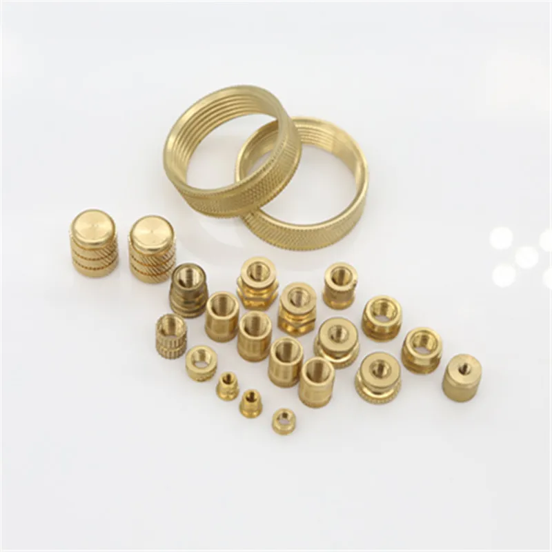 M5 brass hole knurled inserts