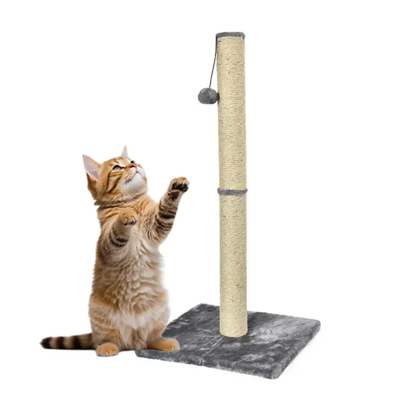 Factory Wholesale Cat Scratcher Ball Sisal Cat Climbing Tree Cat Scratch Post