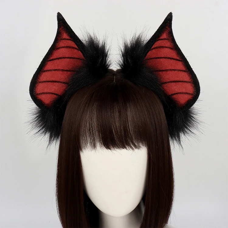 Wholesale Halloween Fashion Costume Anime Cosplay Accessories Animal Hair Accessory Fox Cat Wolf Ears Headband