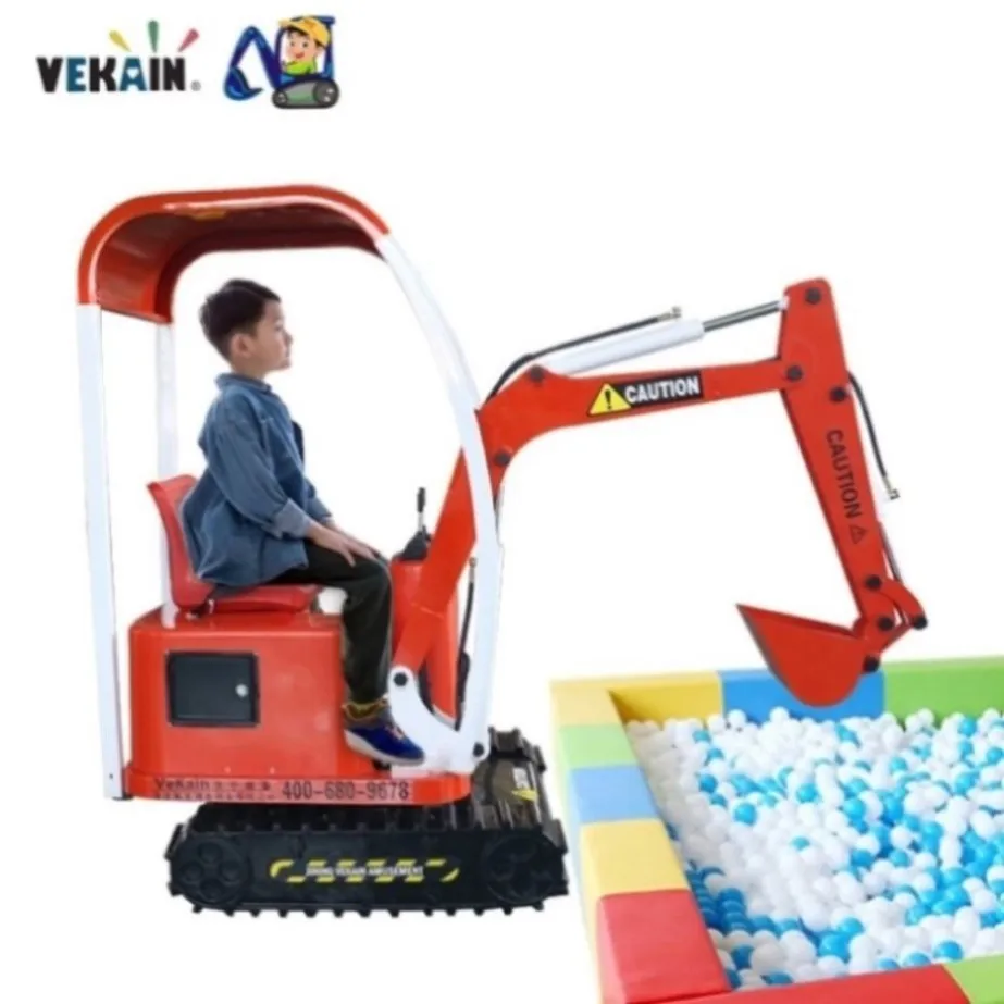 Factory wholesale multi-functional outdoor children excavator simulator cars for kids sand for play