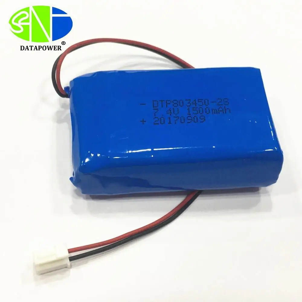 Customized 7.4v 500mah lipo battery