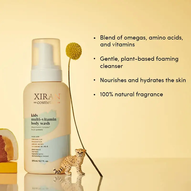 Private Label Body Wash for Kids with Amino Acid and Vitamin C Kid Baby Body Wash Bubble Bath