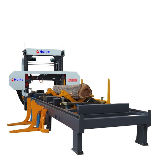 Hot Sale Huike CNC Horizontal Portable Sawmill / Used Sawmill Bandsaw For cutting large logs