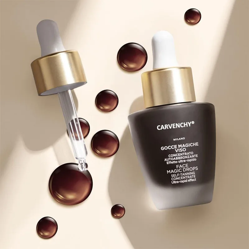 CARVENCHY Gocce Magiche Crema Viso Concentrata Idratante Abbronzante витамин E Naturale