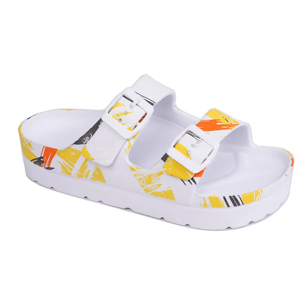 Женские босоножки с двумя пряжками