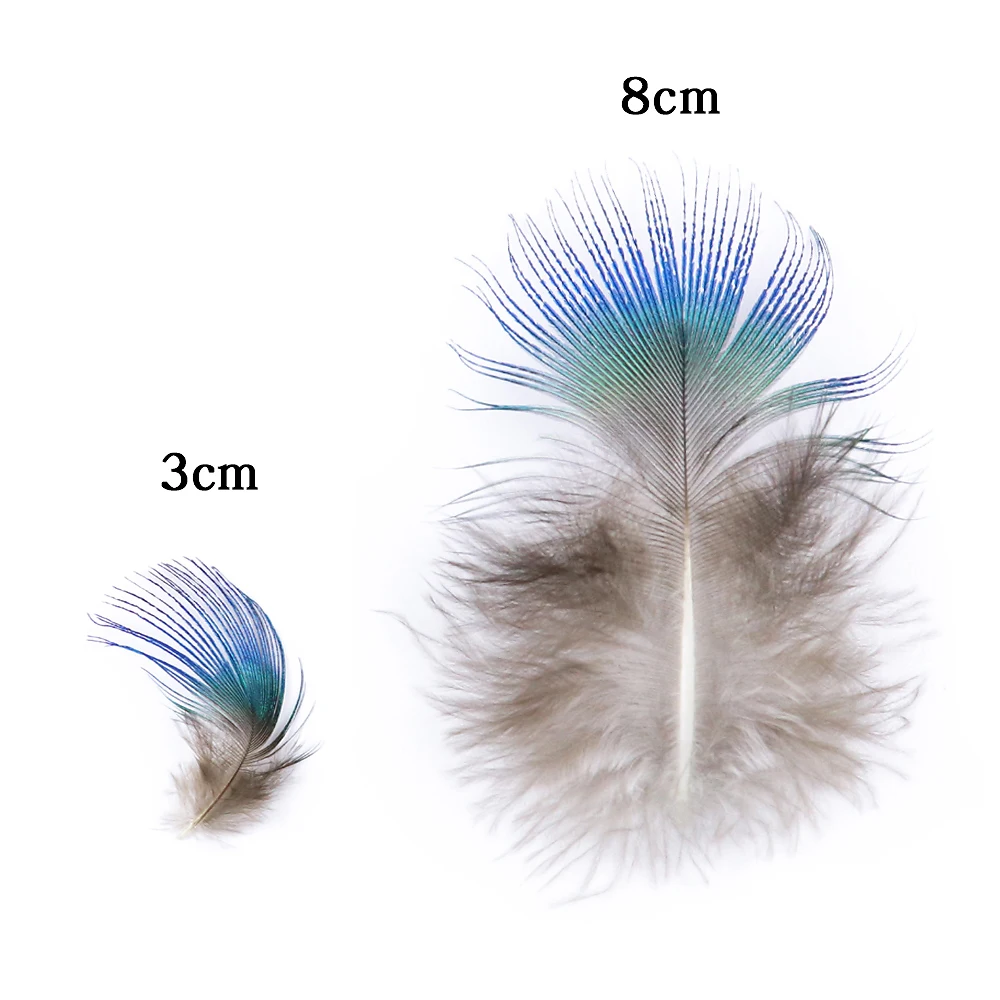 Wholesale Accessories 3-8 cm Real Plumage natural peacock  Feather For Home Decoration  Costumes Jewelry Crafts feather pen