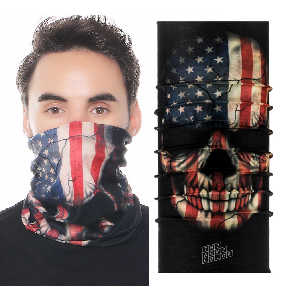 
Shop online sale Multifunctional Face headwear tubular outdoor printed multifunctional bandana motorcycle 