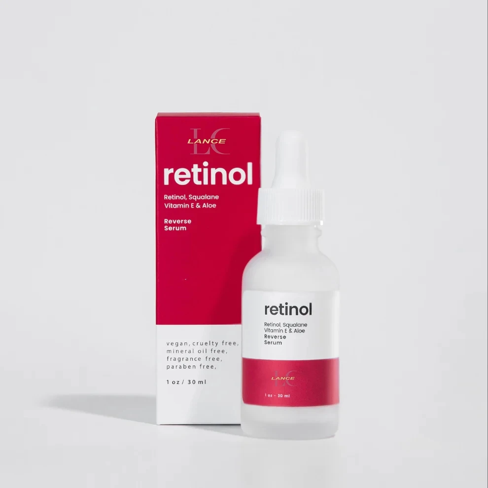 Lance Private Label Pure Retinol Face Serum Firming Reduces Fine Lines Anti Wrinkle Retinol Reverse Facial Serum