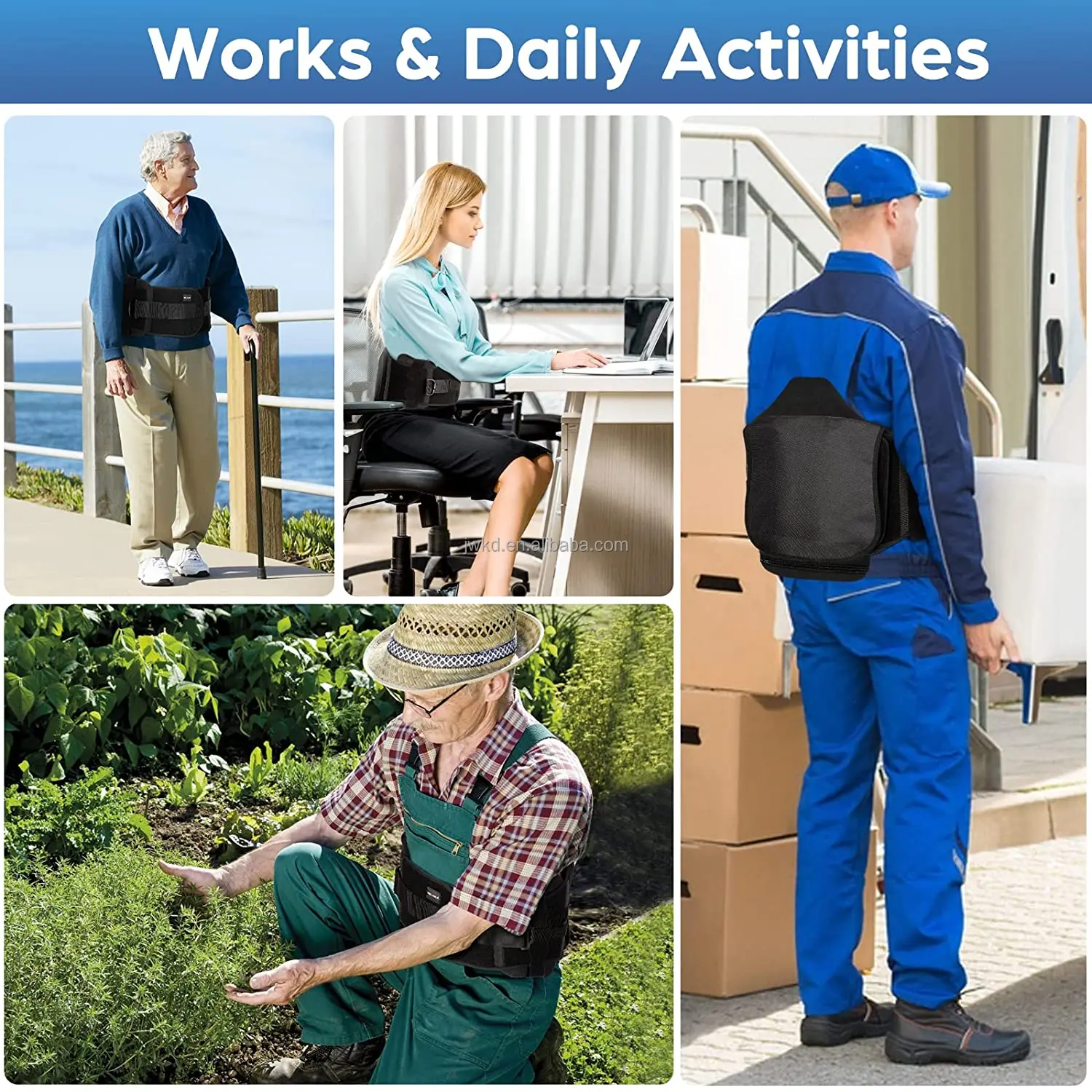 Professional Orthopedic Healthcare Device Lightweight Traction LSO Lumbar Back Support for Fracture