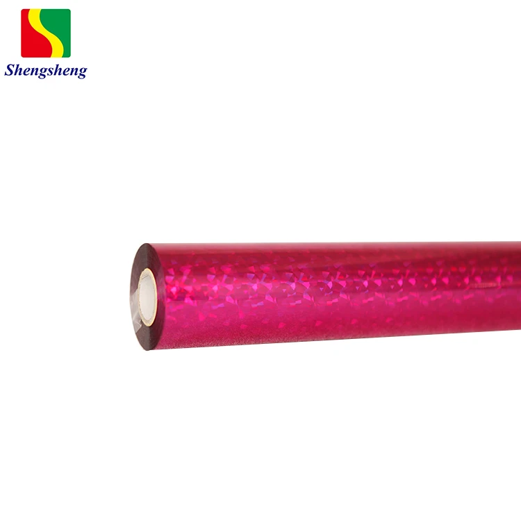 High Quality Customized Colorful Holographic Foil Hot Stamping Foil For Textile Fabric Leather