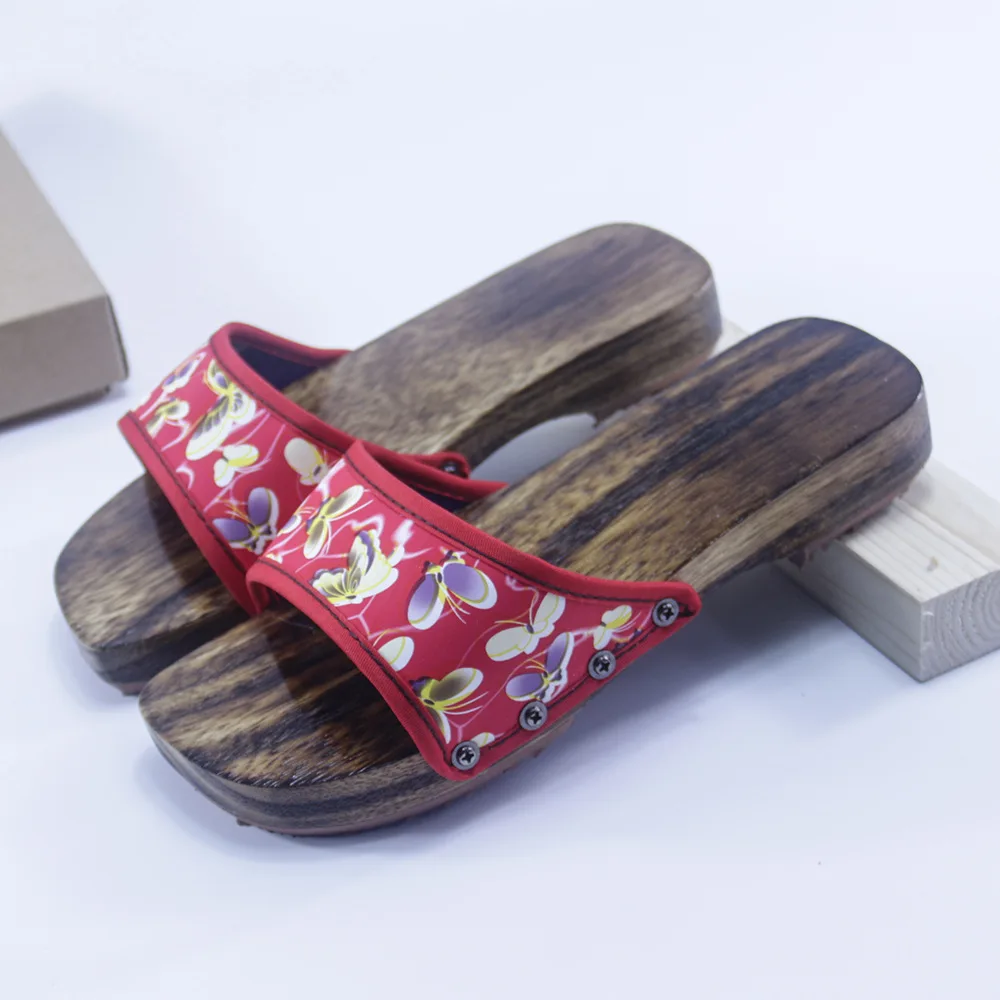 Whole sale How Selling Men and women couples summer wooden shoes clogs