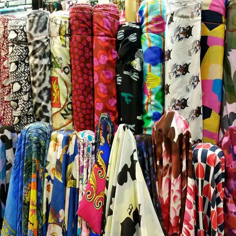 Лучшая цена, печатный шелк тутового шелкопряда, Геометрическая фигурка, цветы, листья, точка плетения, 100% чистая шелковая ткань для платья