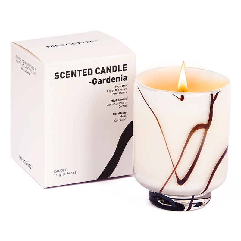 Mescente luxury candle boxes packaging christmas halloween scented candles, candle fragrance oil