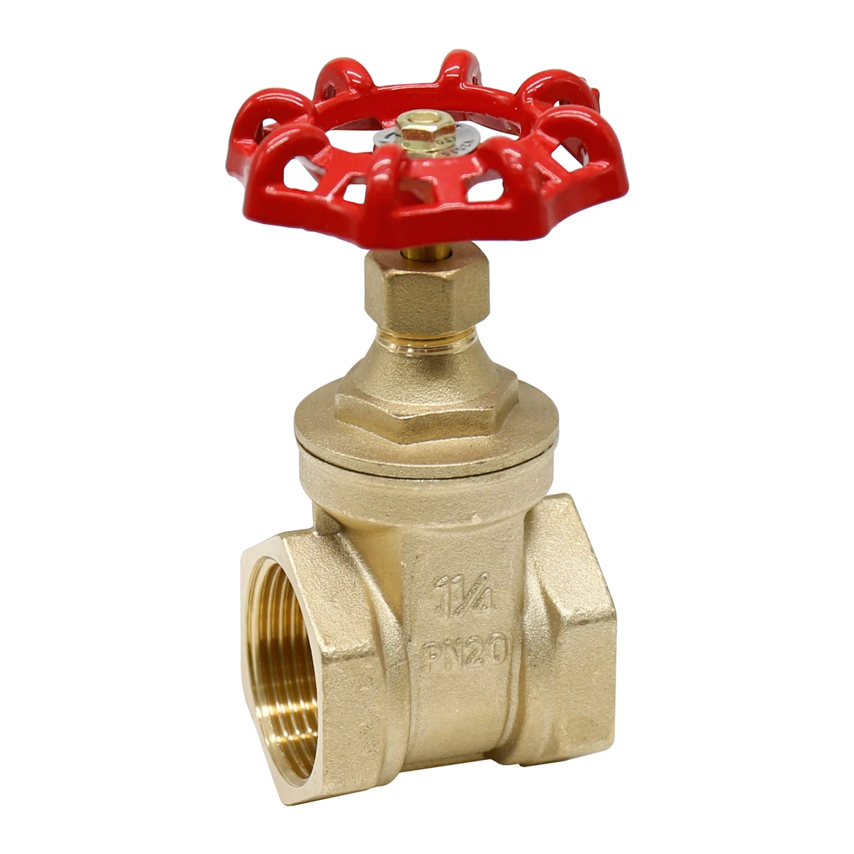 Non Rising CuZn39Pb3 CZ121 1/2inch to 4inch PN16 WOG Waste Water Gate Valve for Water Control