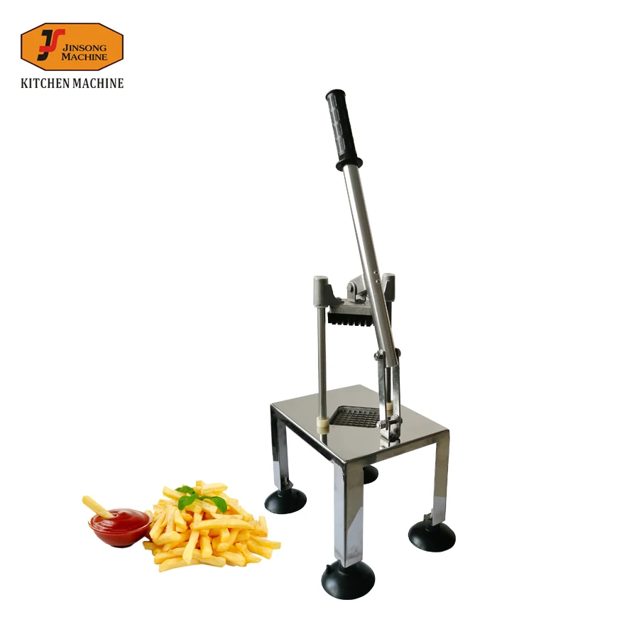 Commercial Hand Operated Potato Chips Cube Slicer Potato French Fry Cutter