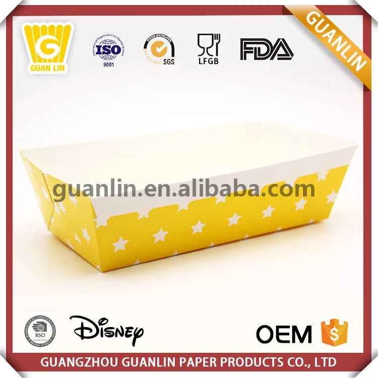 
china manufacturers wholesale price C1S art corrugated rectangle paper loaf pans 