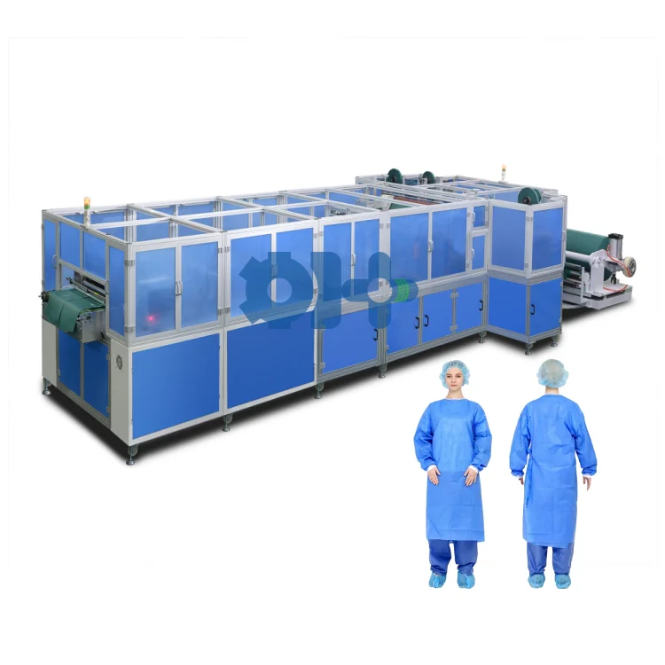 Китайский поставщик, одноразовый усиленный хирургический халат, биоразлагаемый хирургический халат, Стоматологический Хирургический халат, машина для изготовления