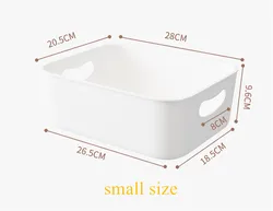 Closet Plastic Basket Tabletop Sundries Snacks Cosmetic Storage Boxes Cabinet Storage Container Home Storage & Organization