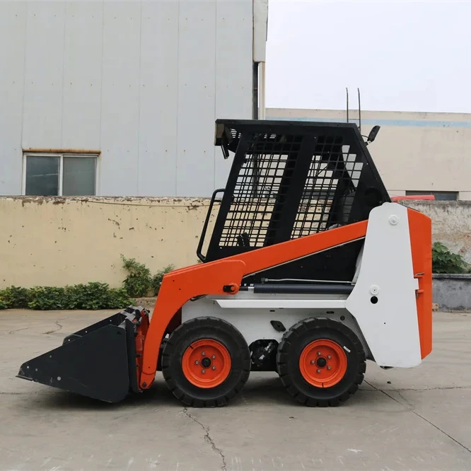 Fast Delivery EPA/CE Mini Skid Steer Loader 300kg 500kg Hydraulic Diesel Crawler Mini Skid Steer Loader attachments
