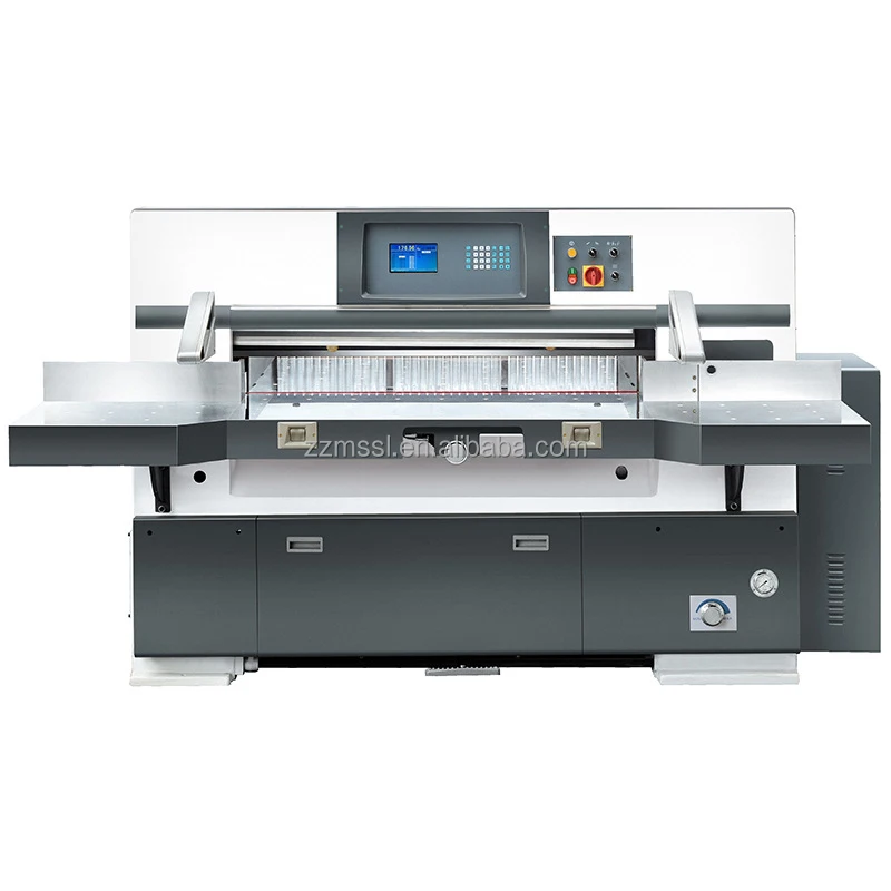 7.8 colorful screen Hydraulic computer control paper cutter / paper guillotine / paper cutting machine