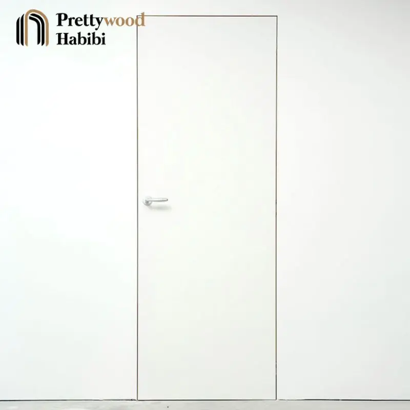 Невидимая деревянная интерьерная дверь Prettywood Villa на заказ со скрытым шарниром