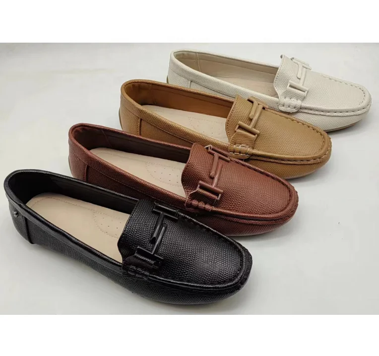 2024 High quality women slip on shoes summer ballet walking shoes point toe shoes for lady