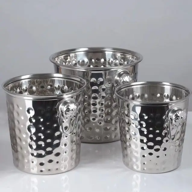 Ice bucket stainless steel beer bucket champagne bucket bar