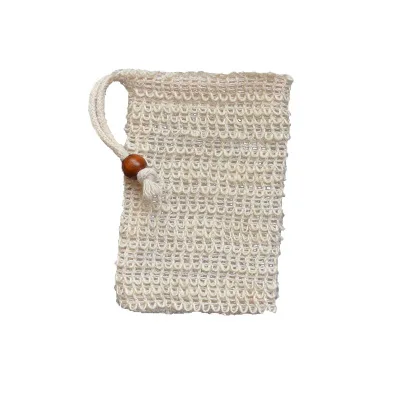 
Natural plants, cotton and linen soap bags,handmade soap sisal bathingfoaming net, 