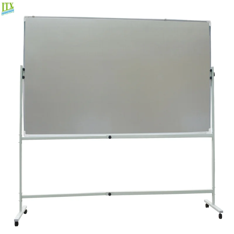Office school aluminum frame whiteboard magnetic white board with stand