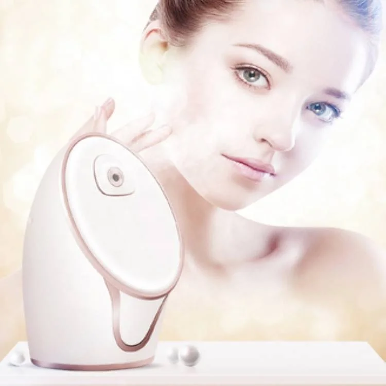 Cold &Hot Vaporizer Multi-functional With Led Light Face Humidifier Facial Steamer Nano Mist Spray