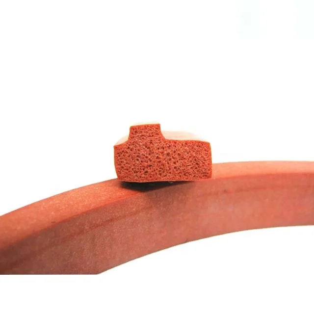 Sponge Insulation Oven Door Seal Heat Resistant Rubber Nonstandard Silicone Foam Sealing Usage OEM Strips Extruding CN;GUA 459