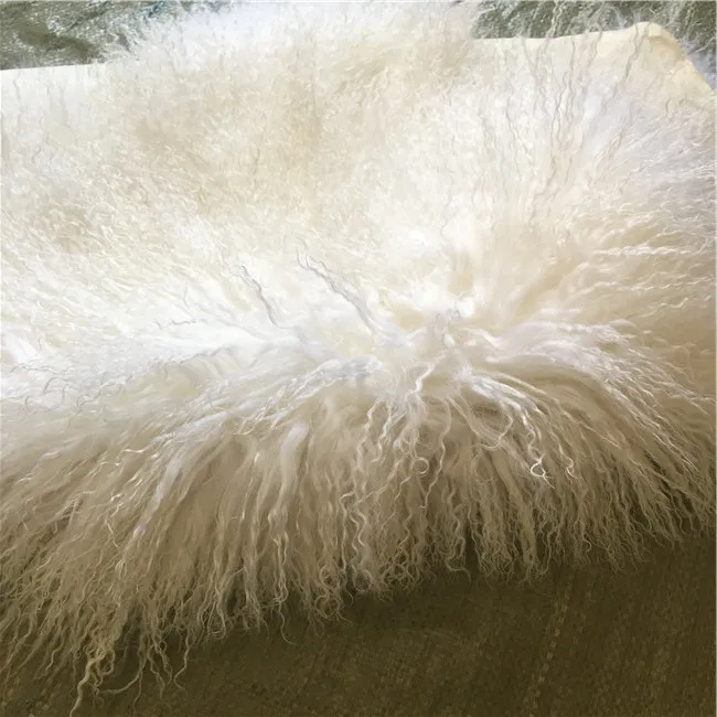 white cream Real Lamb Fur Kitchen Sheep Skin Rug