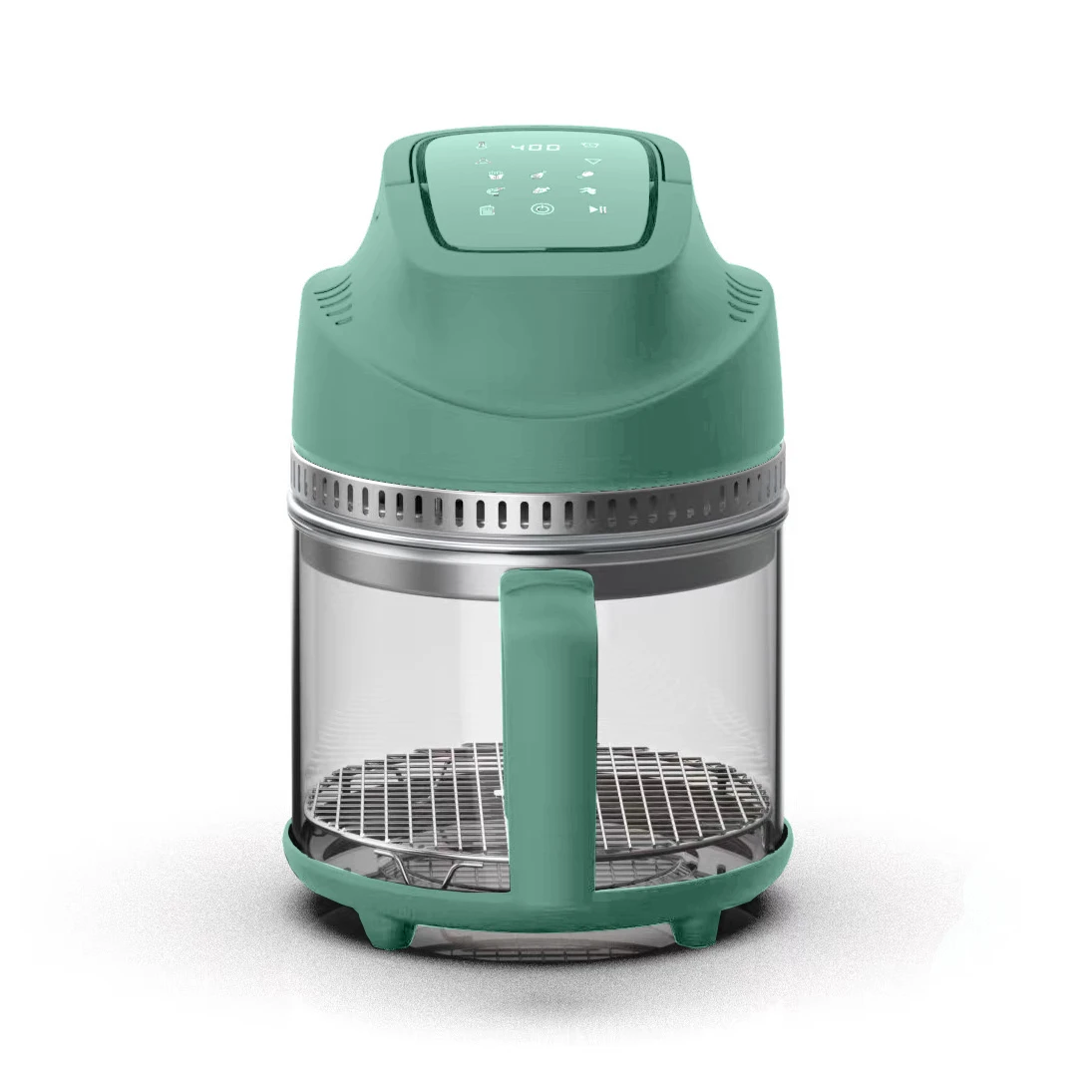 wholesale air fryer oven air frier digital LCD Display glass smart air fryers