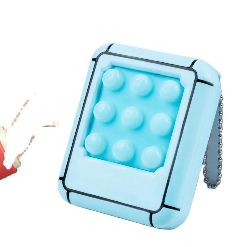 Colorful pop finger Fidget Toys Professional Finger Fidget Stress Relief Rings Props Training Relieves gamepad Toy