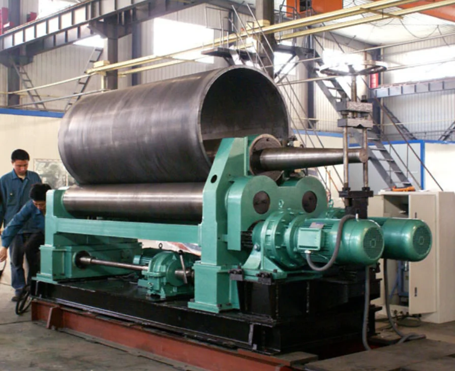 
W11series Hydraulic metal tube pipe profile bending machine / rolling bender 