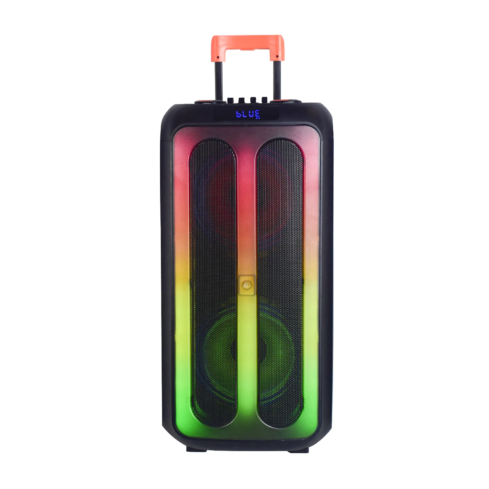 Caixas de Som Rechargeable Portable Party Trolley Speaker Wireless Stereo Sound System