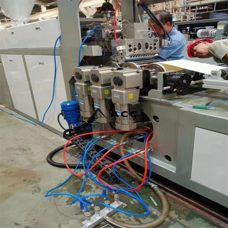 SJ single screw extruding EVA Plastic Flashing sheet/plate extrusion/extruder machine with Three roller calender