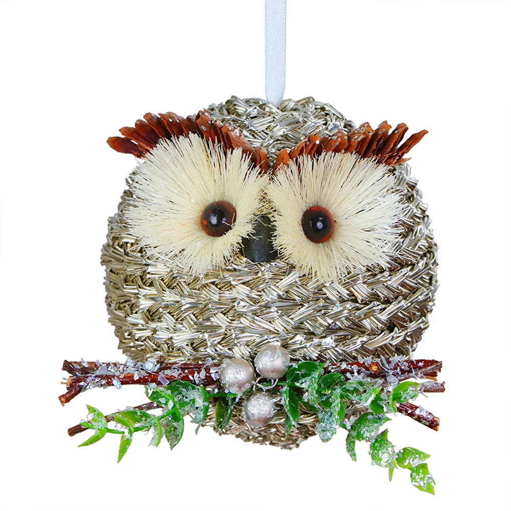 High quality new material and new technology PET Christmas pendant cute owl