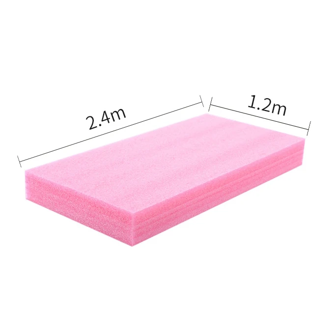 Customize Protective Cushion 2.4mm*1.2mm Thickness EPE Foam Cushion Sheets Insert