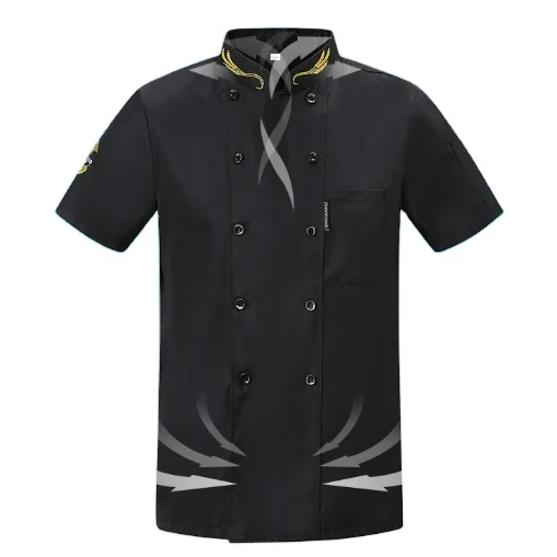 Индивидуальная Униформа повара, пальто для ресторана, ресторана, кухни, куртка, Униформа, куртка, униформа повара