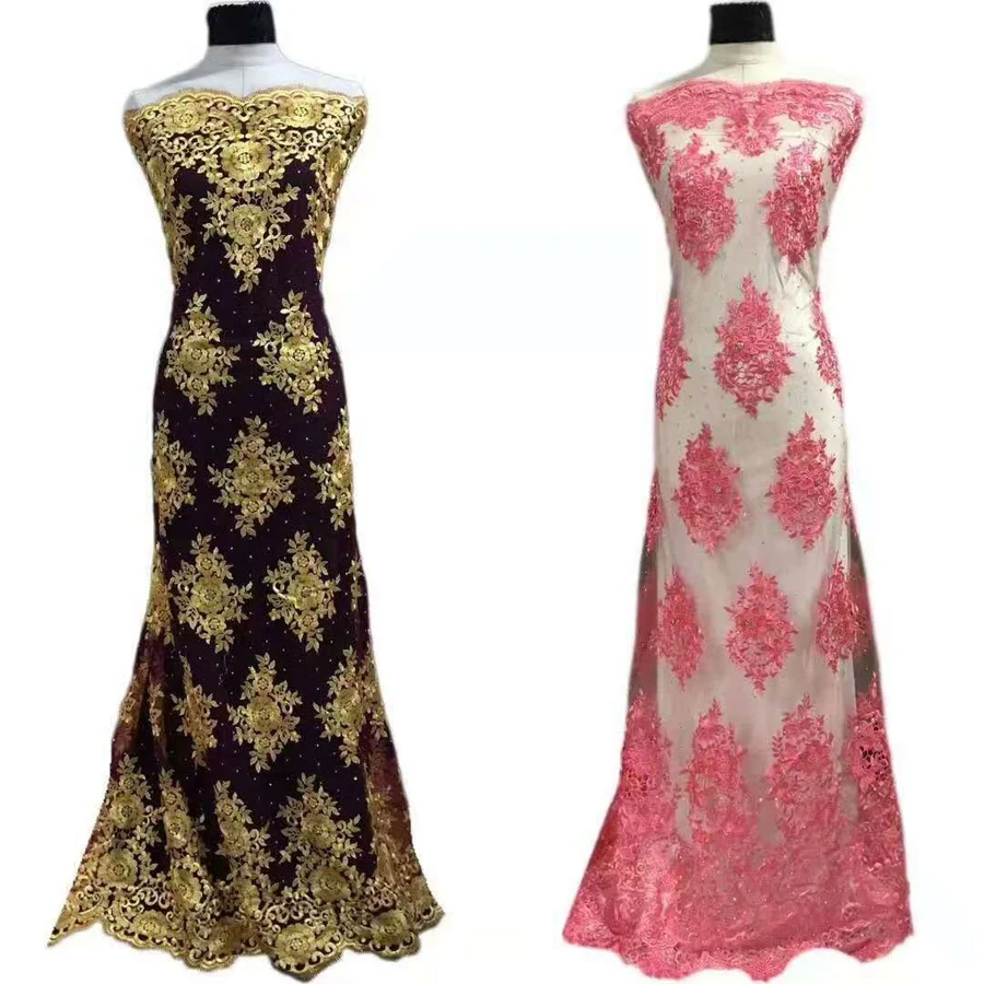 Wholesale Bulk 2021 Bridal White Dubai African 100% Nylon Swiss Voile Eyelet Lace Fabric